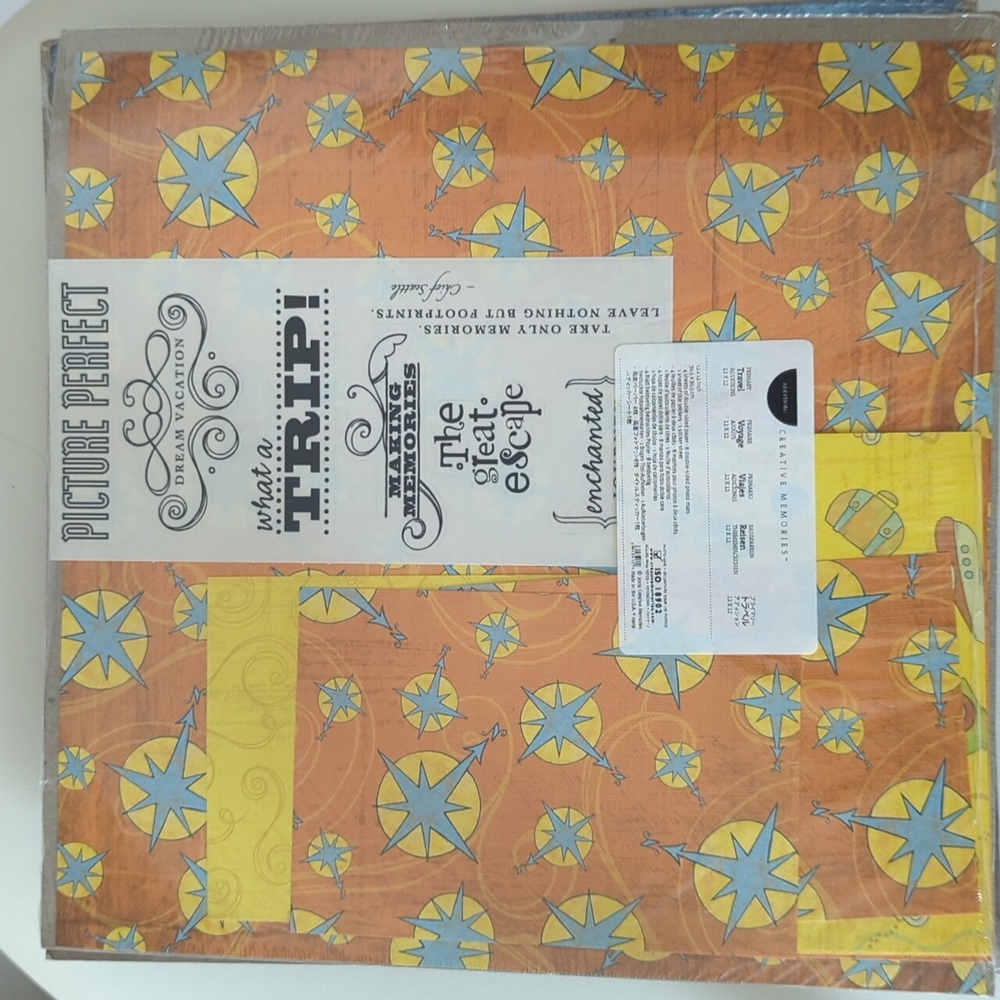 2 sets of 12x12 scrapbooking materials
